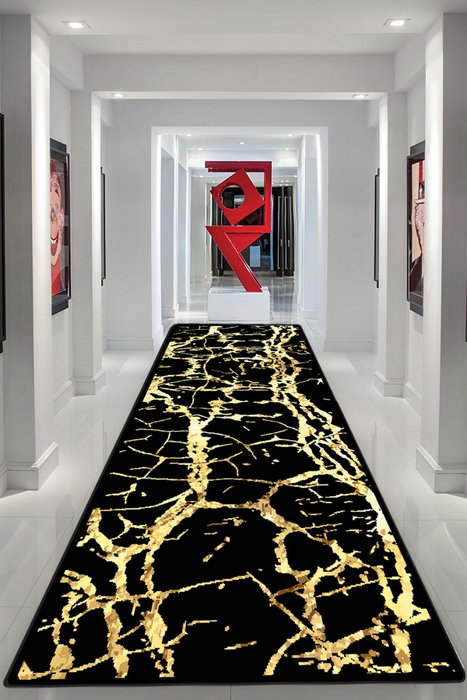 Conceptum Alfombra de pasillo Goldes 80 x 200 cm Multicolor
